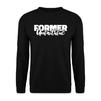 Christ Christianisme - Sweat-shirt Unisexe - noir - Devant - Alina (178cm) & Michal (187cm)