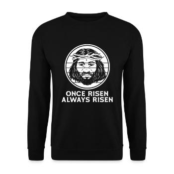 Christ Christentum - Unisex Pullover - Schwarz - Vorne - Alina (178cm) & Michal (187cm)