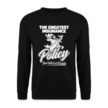 Christ Christentum - Unisex Pullover - Schwarz - Vorne - Alina (178cm) & Michal (187cm)
