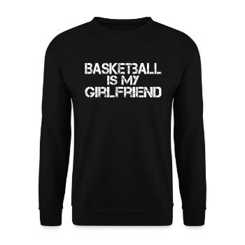 Sports des joueurs de basket-ball - Sweat-shirt Unisexe - noir - Devant - Alina (178cm) & Michal (187cm)