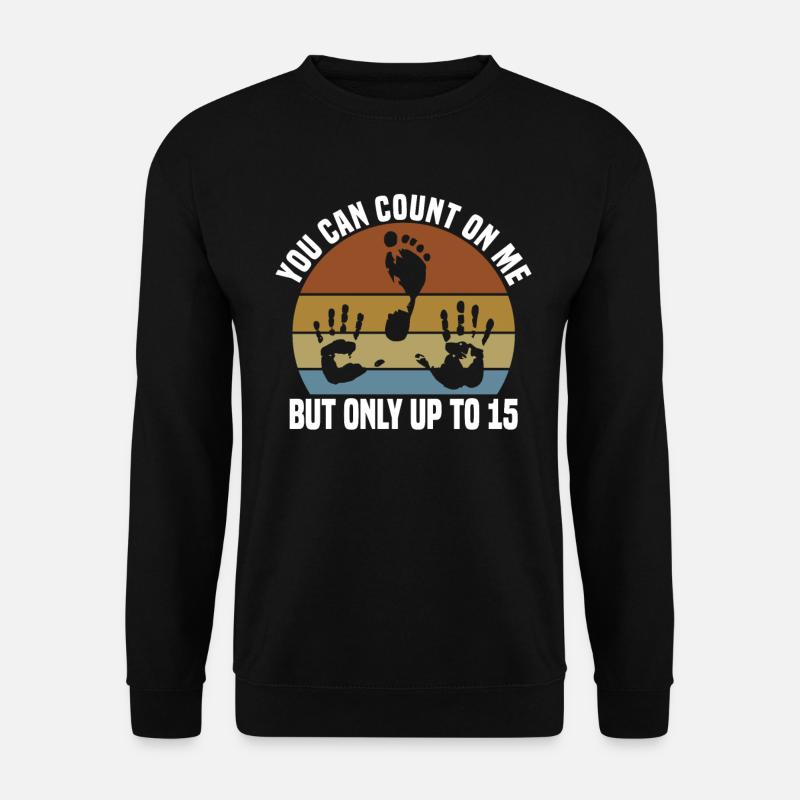 Amputation leg wheelchair - Unisex Sweatshirt - black