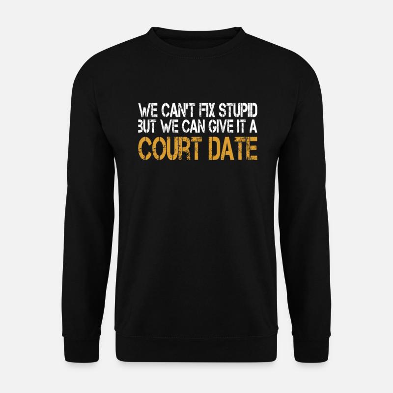 Stellvertretender Sheriff Polizei Gesetz - Unisex Pullover - Schwarz