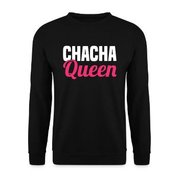 Musique de danse chacha pratiquant le latin - Sweat-shirt Unisexe - noir - Devant - Alina (178cm) & Michal (187cm)
