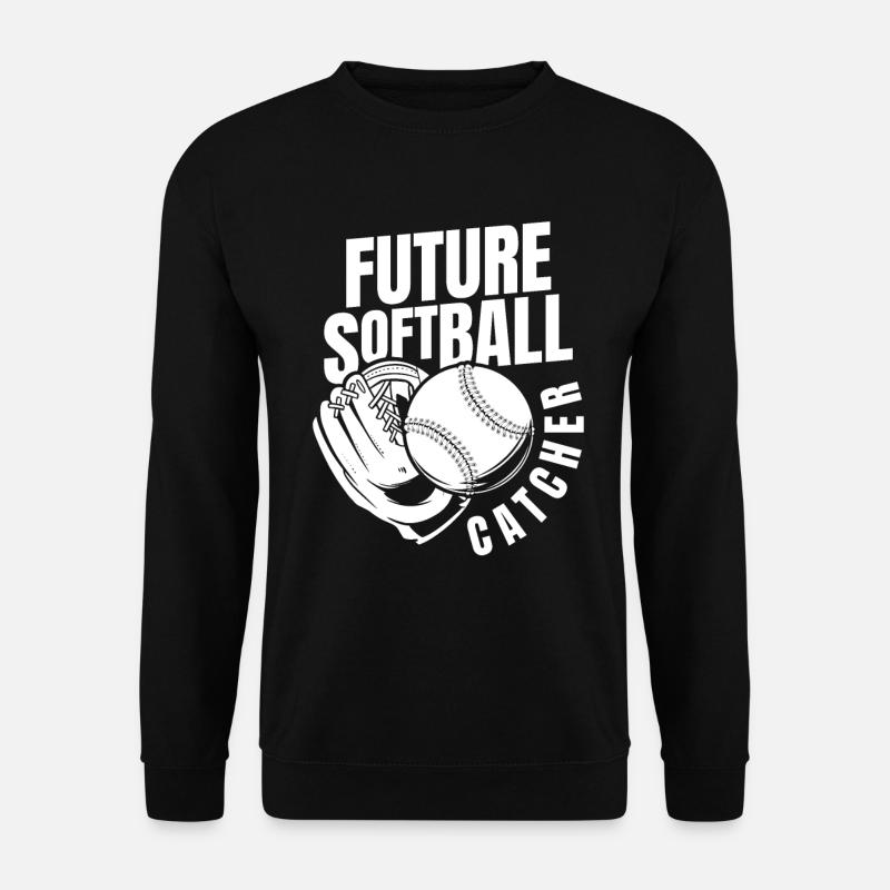Softball Fänger - Unisex Pullover - Schwarz