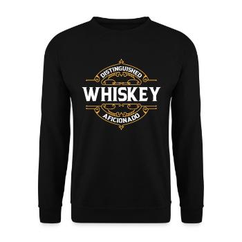 Whisky Whiskey Lustig - Unisex Pullover - Schwarz - Vorne - Alina (178cm) & Michal (187cm)