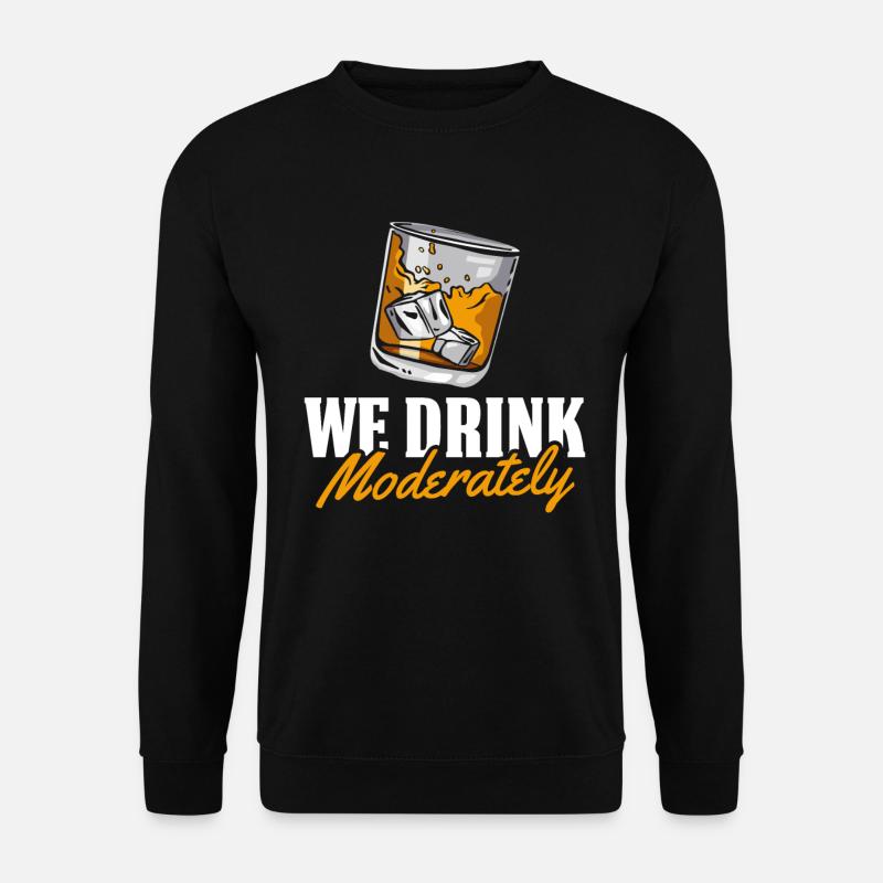Whisky Whiskey Funny - Sweat-shirt Unisexe - noir