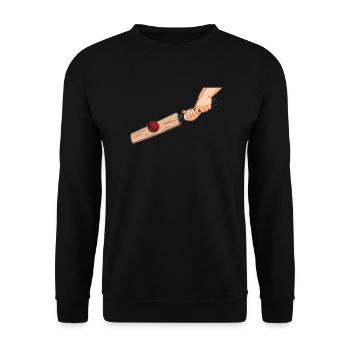 Cricket - Unisex Sweatshirt - black - Front - Alina (178cm) & Michal (187cm)