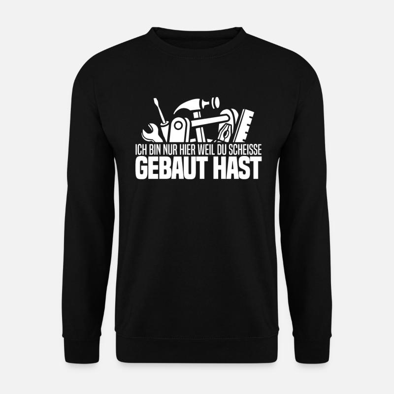 Rohrleitungsbauer Hammer - Unisex Pullover - Schwarz