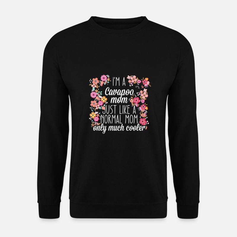 Maman Cavapoo - Sweat-shirt Unisexe - noir