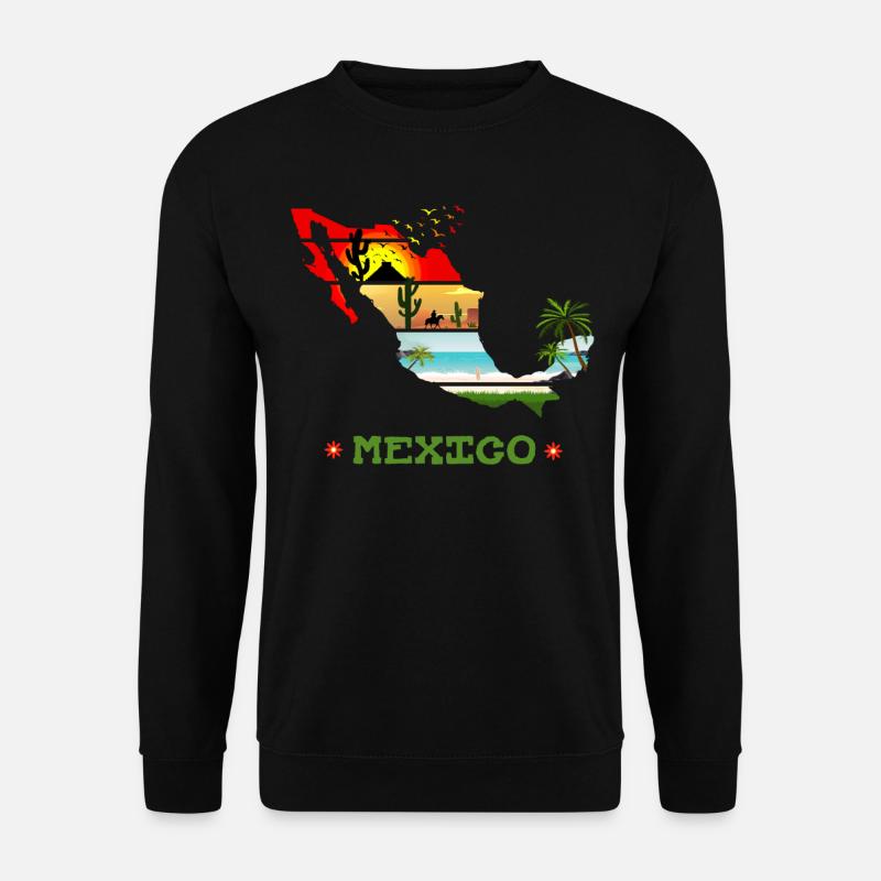 Mexico Sunset Summer - Unisex Sweatshirt - black
