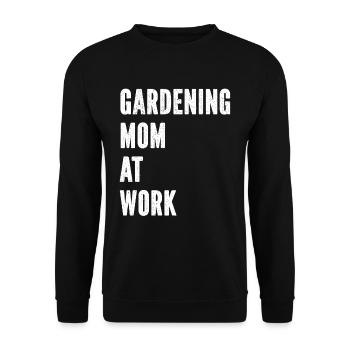 Hobbygärtner Garten Mutter Gärtnerische Mama - Unisex Pullover - Schwarz - Vorne - Alina (178cm) & Michal (187cm)