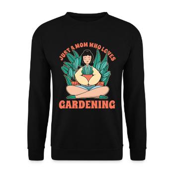 Hobbygärtner Garten Mutter Gärtnerische Mama - Unisex Pullover - Schwarz - Vorne - Alina (178cm) & Michal (187cm)