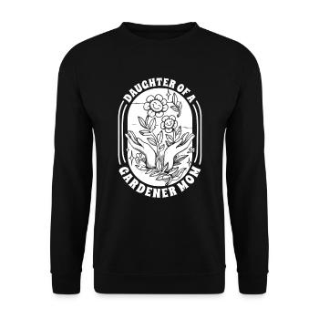 Hobby Jardinier Jardin Fille Horticulture Maman - Sweat-shirt Unisexe - noir - Devant - Alina (178cm) & Michal (187cm)