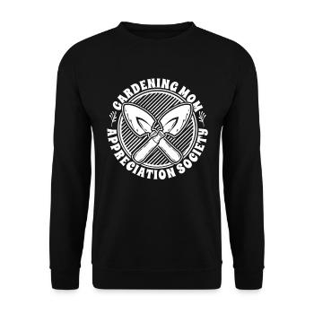 Hobby Gardener Garden Spade Jardinage Maman - Sweat-shirt Unisexe - noir - Devant - Alina (178cm) & Michal (187cm)