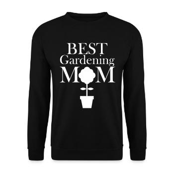 Hobbygärtner Garten Mutter Gärtnerische Mama - Unisex Pullover - Schwarz - Vorne - Alina (178cm) & Michal (187cm)