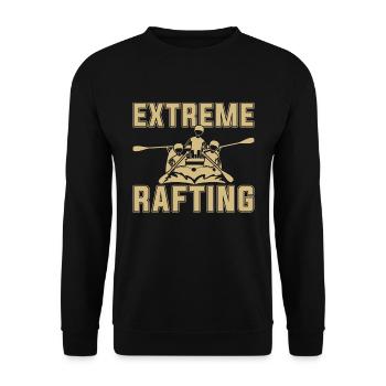 Rafting Extreme Rafting Kayak Pagayage Canotage - Sweat-shirt Unisexe - noir - Devant - Alina (178cm) & Michal (187cm)