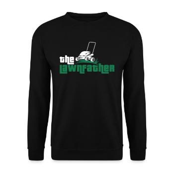 Hobbygärtner Garten Gärtnerischer Vater - Unisex Pullover - Schwarz - Vorne - Alina (178cm) & Michal (187cm)