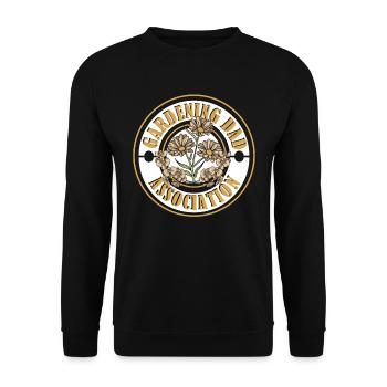 Hobbygärtner Garten Vater Gärtnerischer Vater - Unisex Pullover - Schwarz - Vorne - Alina (178cm) & Michal (187cm)