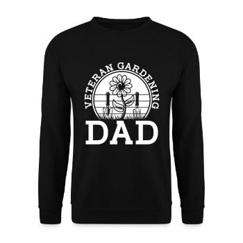 Marguerites de jardin Hobby Gardener - Sweat-shirt Unisexe - noir - Devant - Alina (178cm) & Michal (187cm)