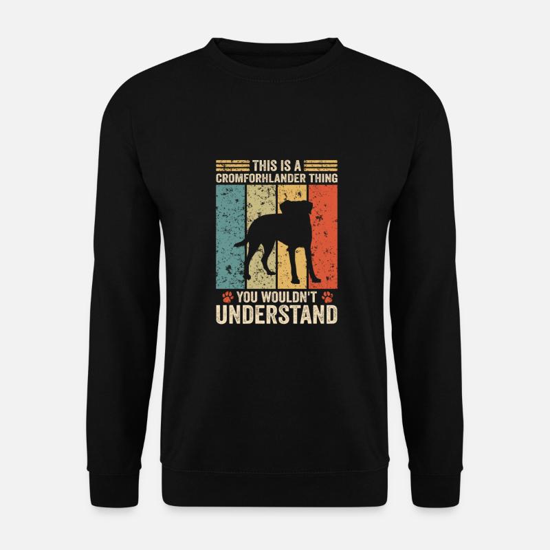 This is a Kromfohrländer thing - Unisex Pullover - Schwarz