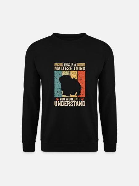 This is a Maltese thing - Unisex Sweatshirt - black