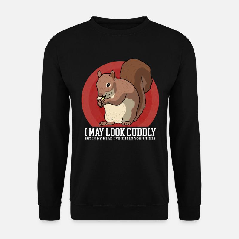 Cute Squirrel Squirrel Gift - Unisex Sweatshirt - black
