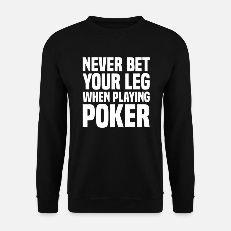 Leg Amputation Prosthesis Wheelchair - Unisex Sweatshirt - black