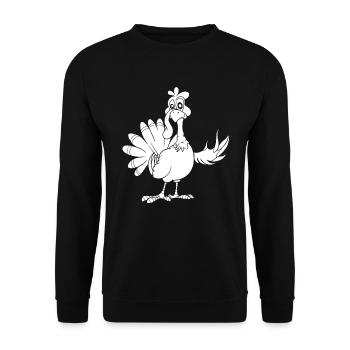 Thanksgiving - Unisex Sweatshirt - black - Front - Alina (178cm) & Michal (187cm)