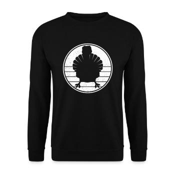 Thanksgiving - Unisex Sweatshirt - black - Front - Alina (178cm) & Michal (187cm)