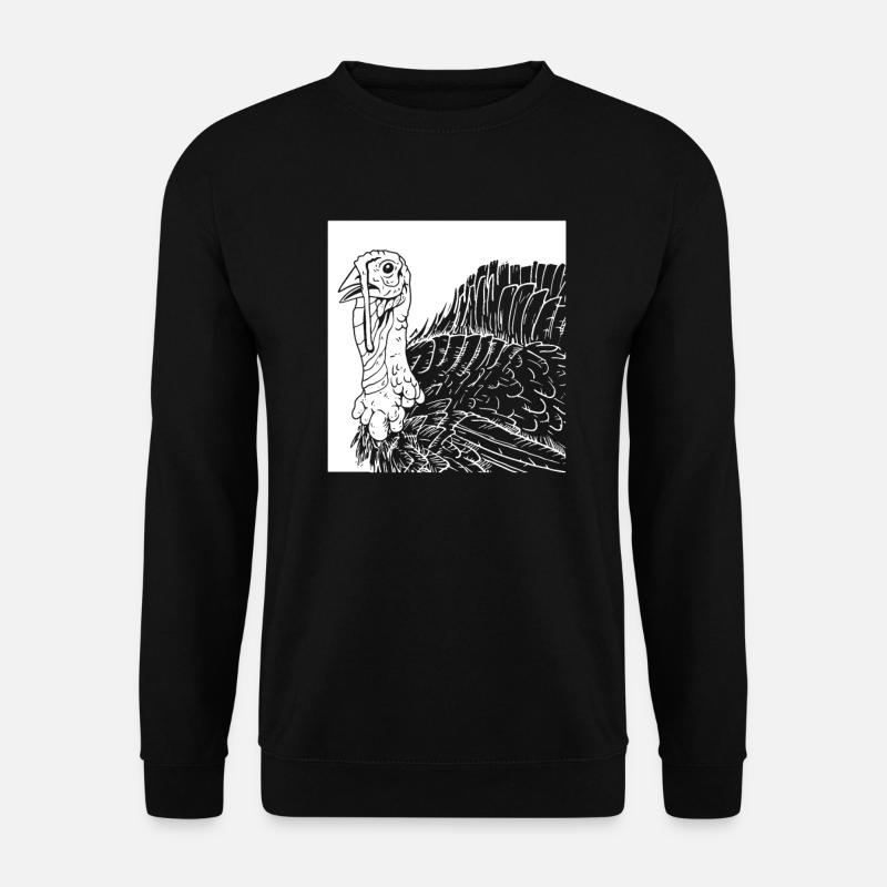 Thanksgiving Poster - Unisex Pullover - Schwarz