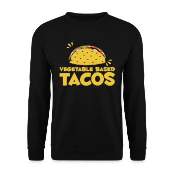 Hobby Gardener Garden Vegetables - Unisex Sweatshirt - black - Front - Alina (178cm) & Michal (187cm)