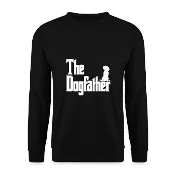 Le Dogfather Beagle - Sweat-shirt Unisexe - noir - Devant - Alina (178cm) & Michal (187cm)