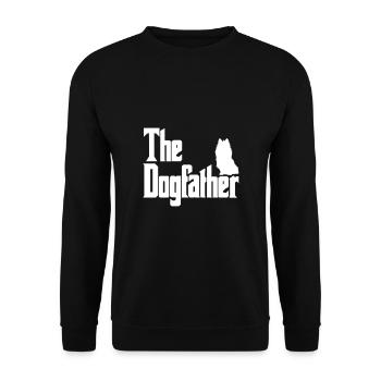 Le Dogfather Australian Terrier - Sweat-shirt Unisexe - noir - Devant - Alina (178cm) & Michal (187cm)