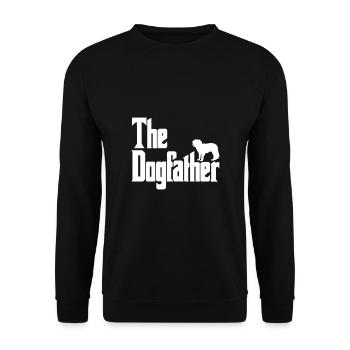 Le Dogfather Kooikerhondje - Sweat-shirt Unisexe - noir - Devant - Alina (178cm) & Michal (187cm)