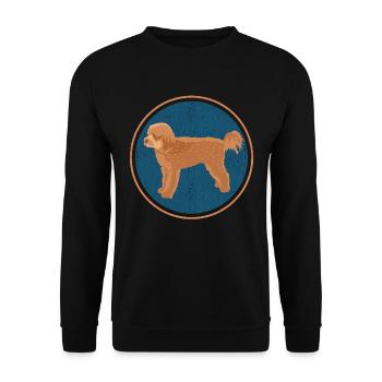 Cavapoo Dog | Cavoodle Dog Owner Gift - Unisex Sweatshirt - black - Front - Alina (178cm) & Michal (187cm)