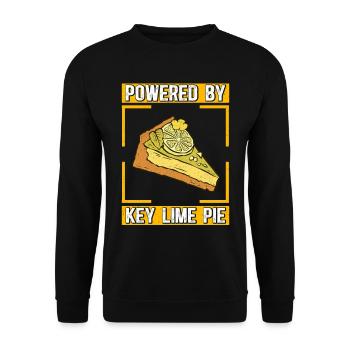 Lime Cake Lemon Cake Cake Gift - Unisex Sweatshirt - black - Front - Alina (178cm) & Michal (187cm)