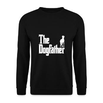 Le Dogfather Saluki - Sweat-shirt Unisexe - noir - Devant - Alina (178cm) & Michal (187cm)