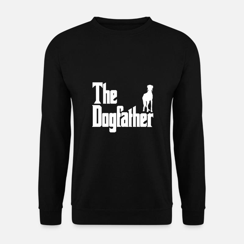 The Dogfather Saluki - Unisex Sweatshirt - black