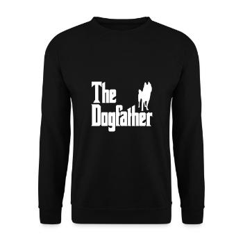 Le Dogfather Schipperke - Sweat-shirt Unisexe - noir - Devant - Alina (178cm) & Michal (187cm)