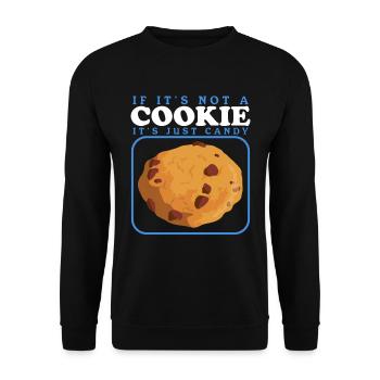 Cookies Cookie Cookie Baking Cookies Cookies Gift - Unisex Sweatshirt - black - Front - Alina (178cm) & Michal (187cm)
