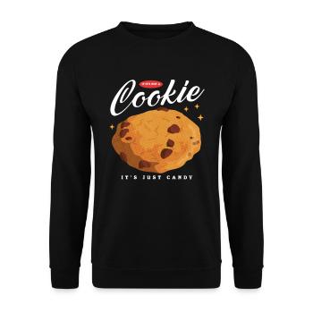 Baking Cookies Cookie Cookie Cookies Cookies Gift - Unisex Sweatshirt - black - Front - Alina (178cm) & Michal (187cm)