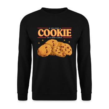 Cookies Cookie Baking Cookie Cookie Gift - Unisex Sweatshirt - black - Front - Alina (178cm) & Michal (187cm)