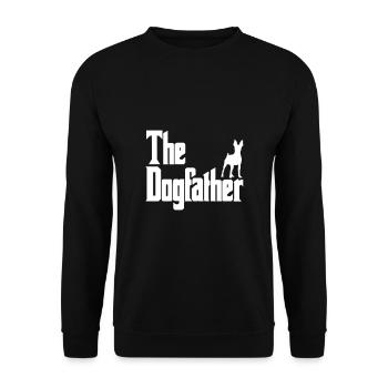 Le Dogfather Pinscher - Sweat-shirt Unisexe - noir - Devant - Alina (178cm) & Michal (187cm)