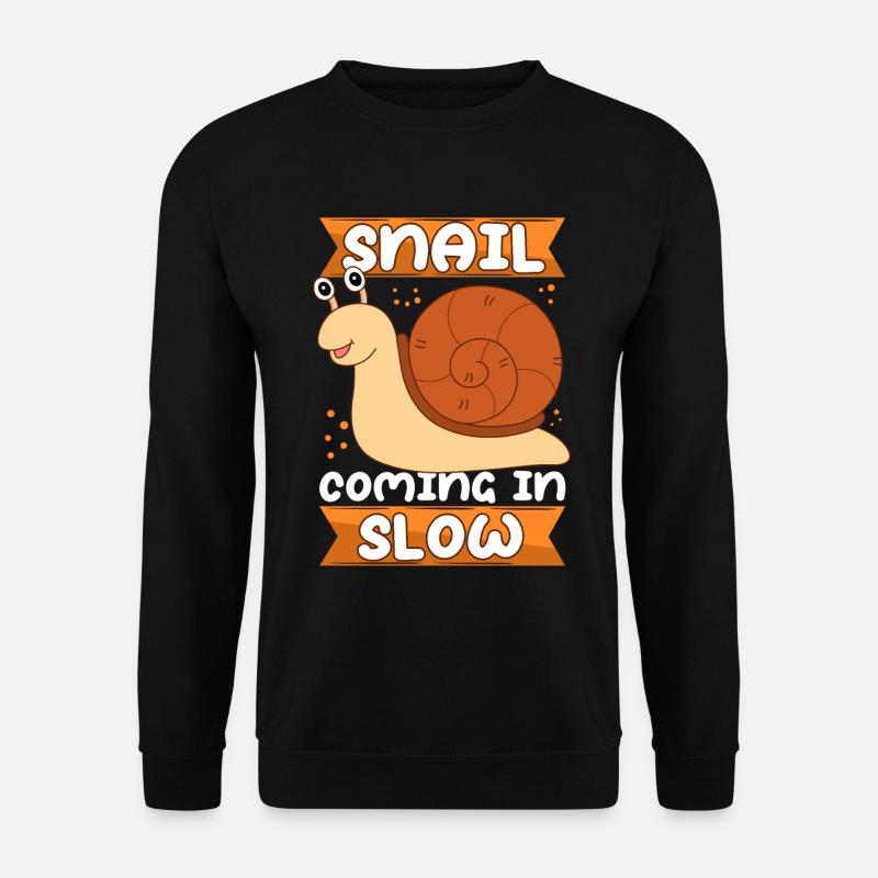 Snail Funny Snails Gift - Unisex Sweatshirt - black