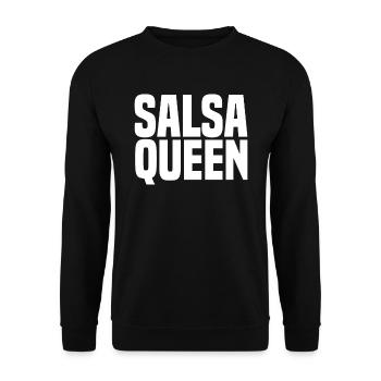 Salsa Danse Musique Danse Pratiquer le latin - Sweat-shirt Unisexe - noir - Devant - Alina (178cm) & Michal (187cm)