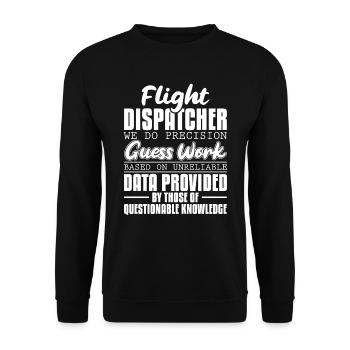Centre d’opérations du centre de contrôle des appels d’urgence Lustig - Sweat-shirt Unisexe - noir - Devant - Alina (178cm) & Michal (187cm)