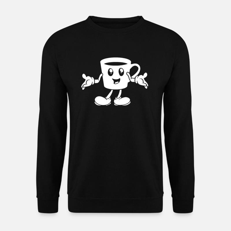 Émoticône Café Café - Sweat-shirt Unisexe - noir