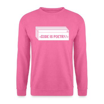 Developer Coder Programmer - Unisex Sweatshirt - pink - Front