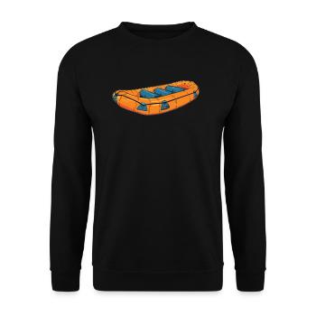 Rafting - Unisex Pullover - Schwarz - Vorne - Alina (178cm) & Michal (187cm)