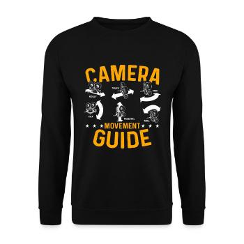 Caméraman Guide de mouvement de la caméra Tournages vidéo - Sweat-shirt Unisexe - noir - Devant - Alina (178cm) & Michal (187cm)
